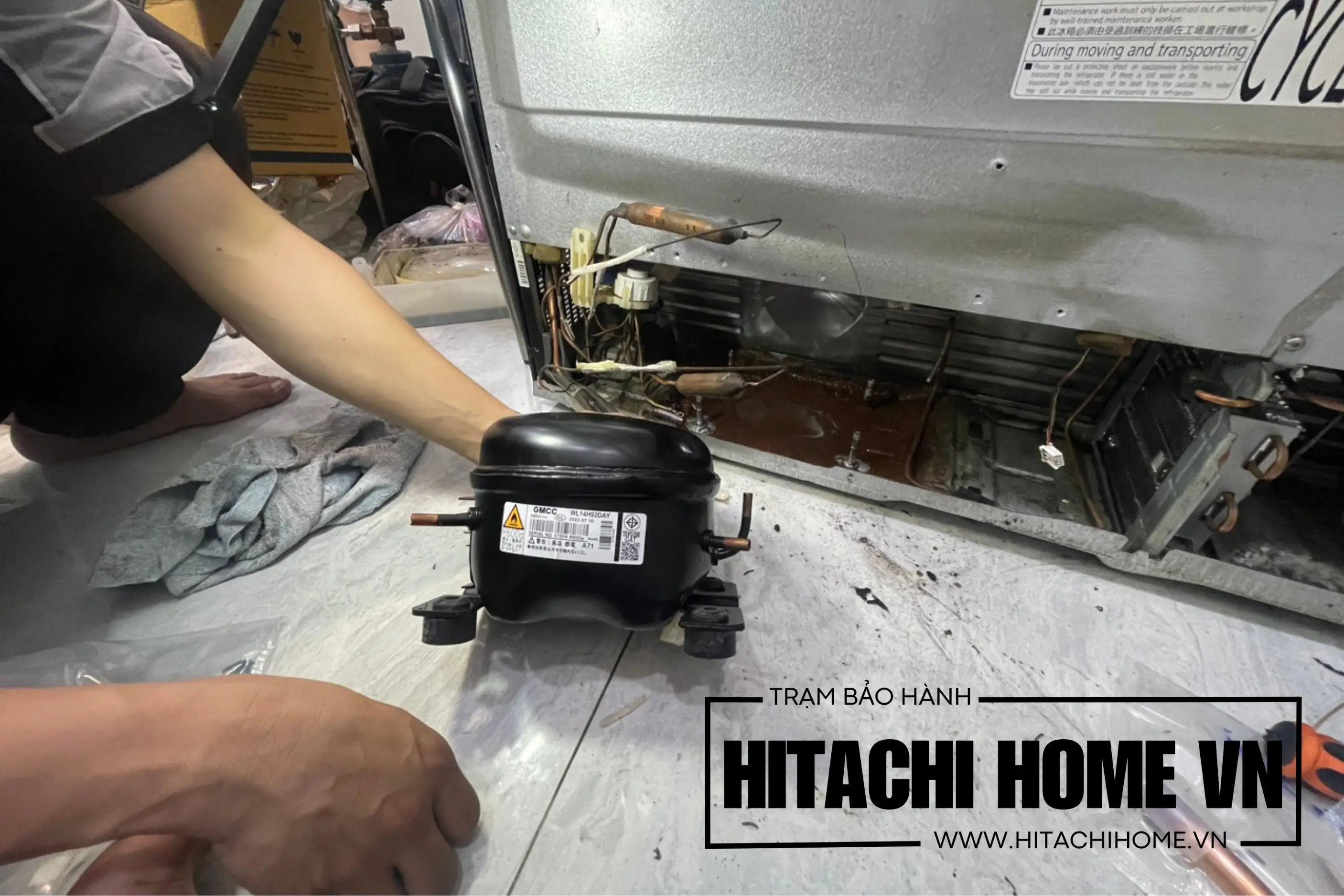 Thay block loc may nen tu lanh hitachi chinh hang gia tot bao hanh 10 nam 681ed17081e20