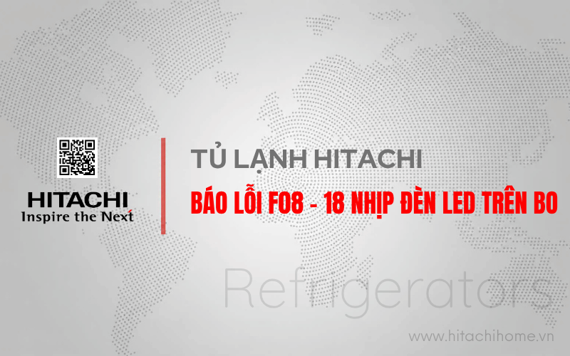 Tu lanh hitachi bao loi f018 2