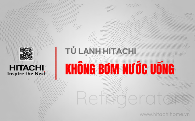 Tu lanh hitachi khong bom nuoc uong 1