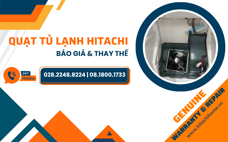 Thay quat tu lanh hitachi rm700gpgv2 rs700gpgv2