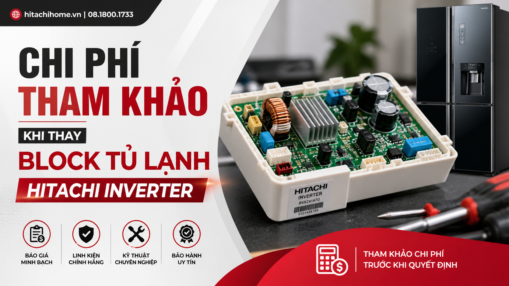 Chi Phí Tham Khảo Khi Thay Block Tủ Lạnh Hitachi Inverter Chi Phí Tham Khảo Khi Thay Block Tủ Lạnh Hitachi Inverter