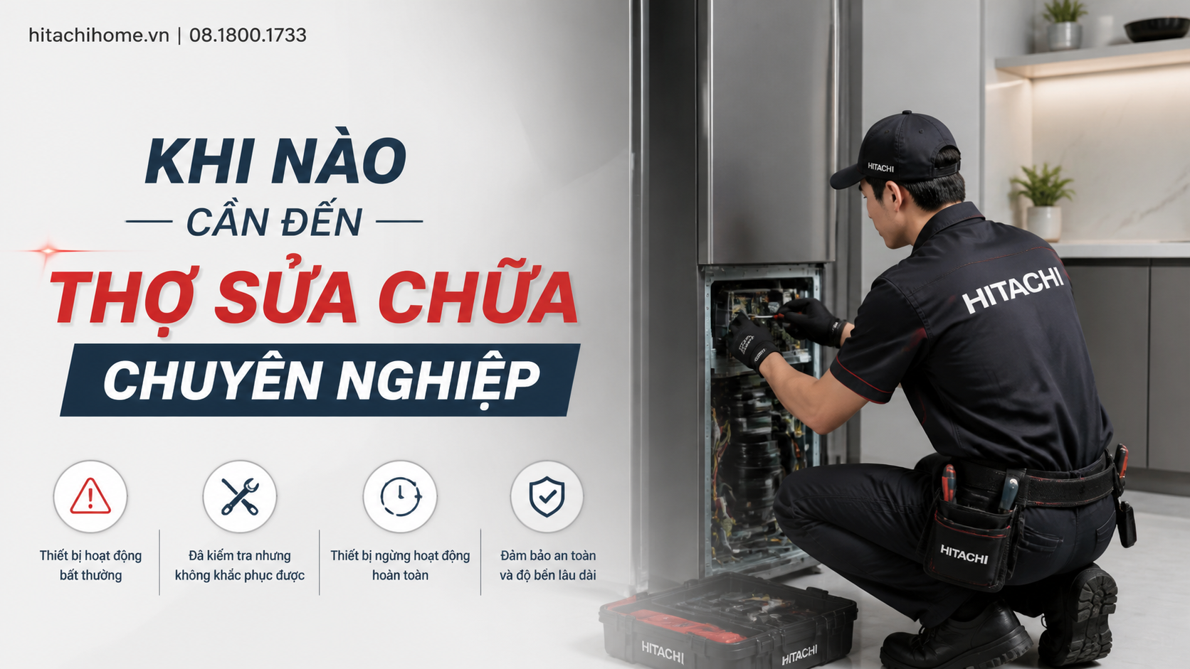 Khi nào cần đến thợ sửa chữa chuyên nghiệp