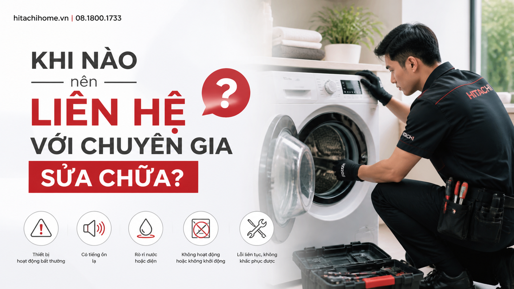 Khi nào nên liên hệ với chuyên gia sửa chữa?