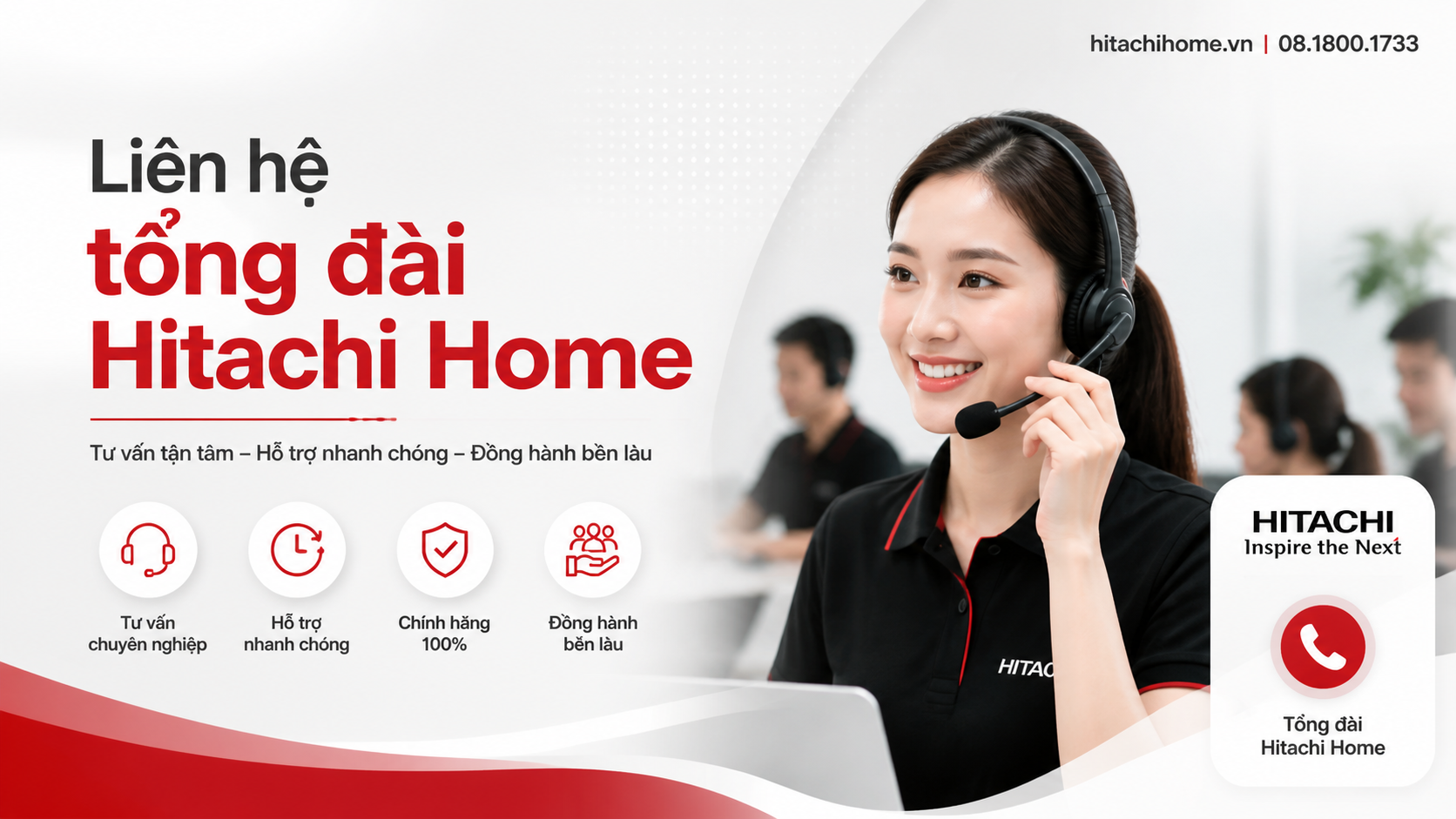 Liên hệ tổng đài Hitachi Home