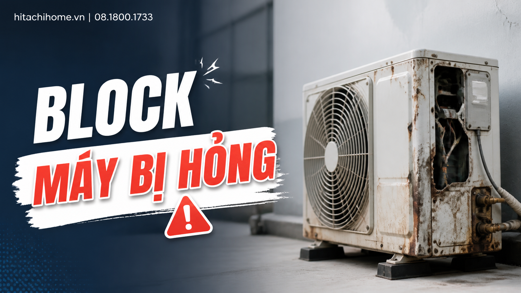 Block máy bị hỏng
